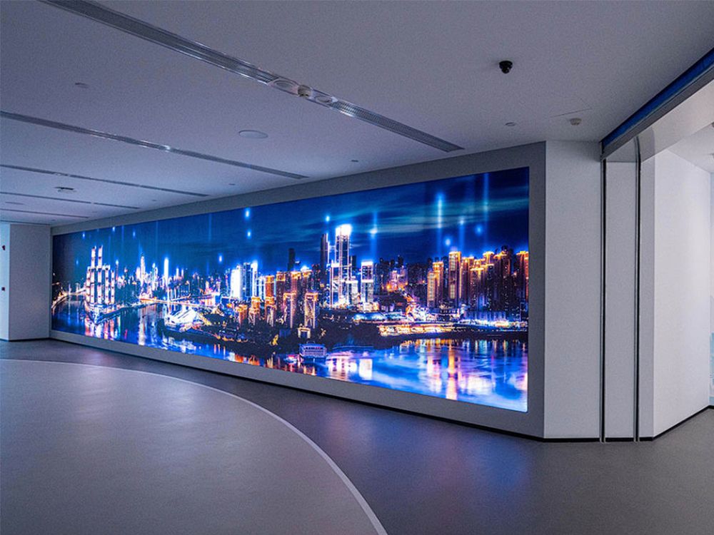 Ultra-wide COB LED Data Visualization Video Wall at Shanxi Baidu Data Operation Center