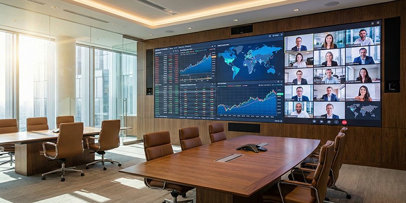 Conference room COB display screen case study