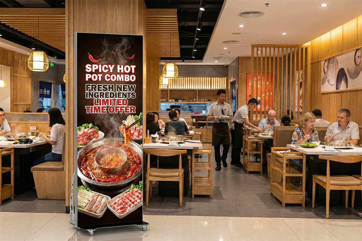 COB LED Screen for hot pot restaurant