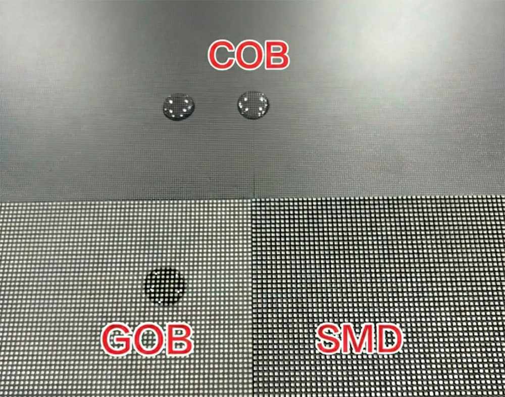 COB vs SMD LED structure comparison