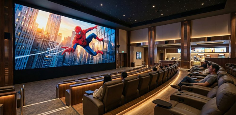 immersive cinema experience with cob led technology