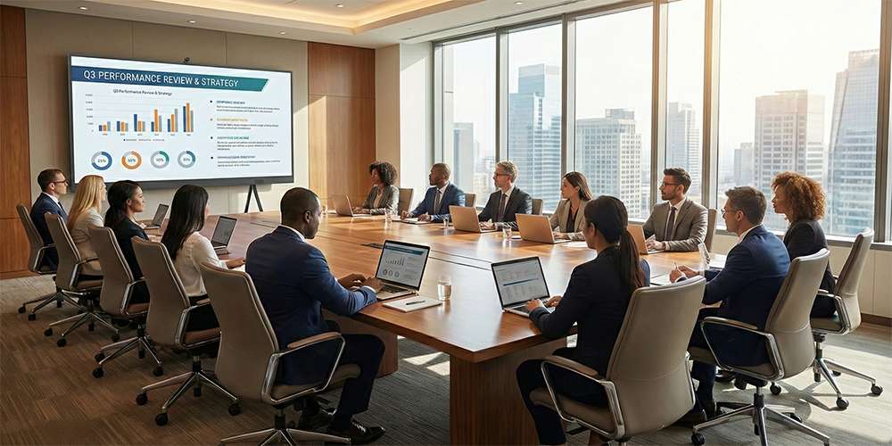 Boardroom COB Video Wall