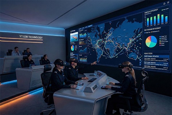 COB LED Wall in Control Room