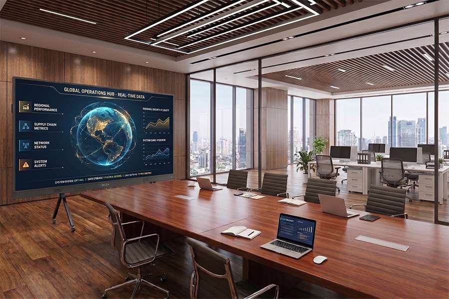 165 inch display in auditorium