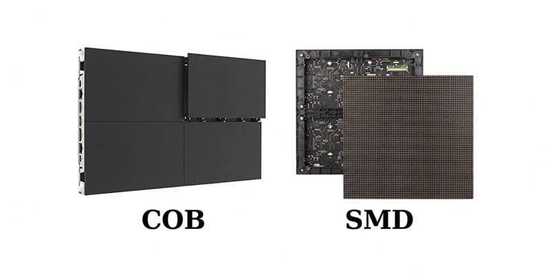 cob vs smd led screen